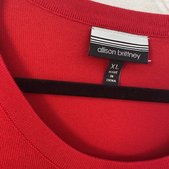 Allison Brittney - red and black dress - XL - Picture 2 of 5